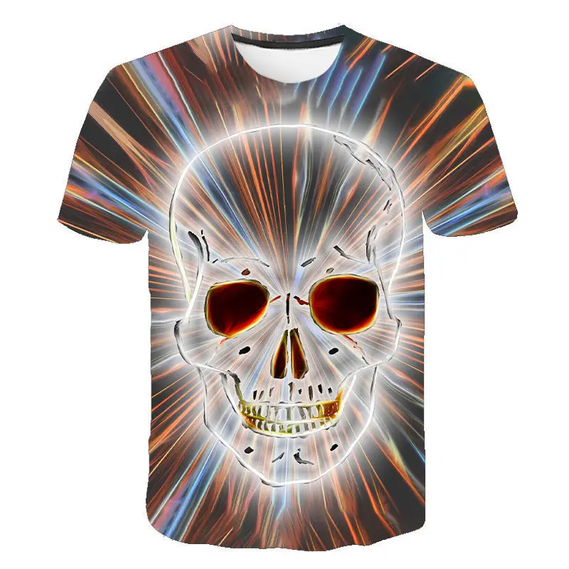

2020 New Design t shirt men/women heavy metal grim Reaper Skull 3D printed t-shirts casual Harajuku style tshirt streetwear tops