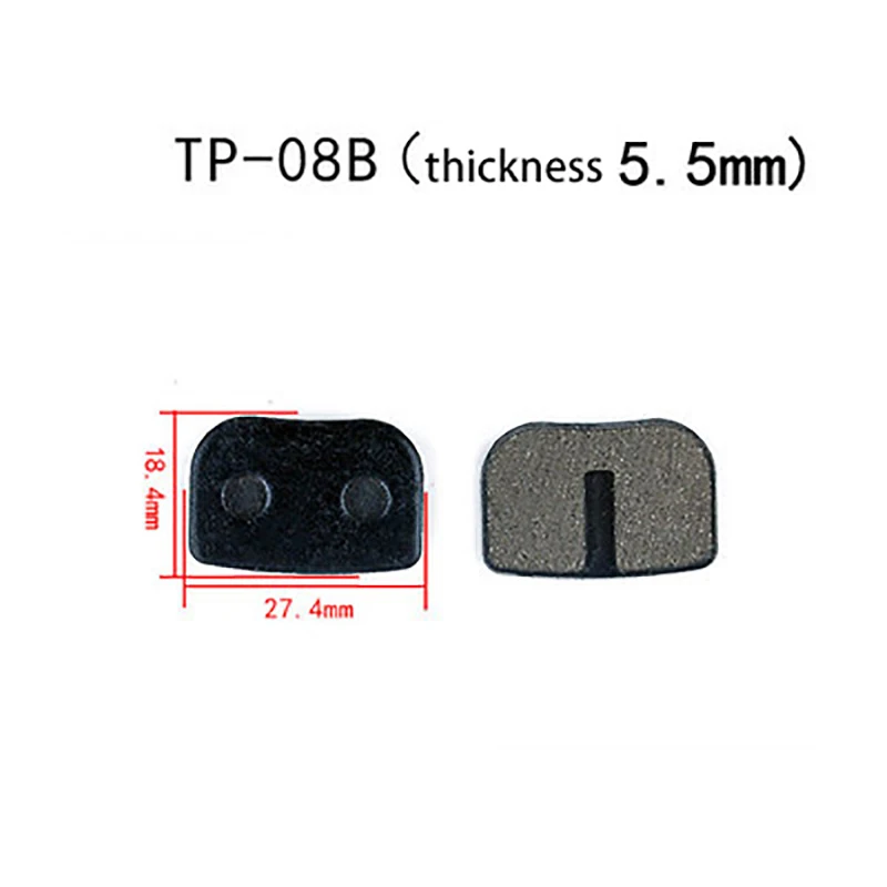 TP-08B 1 пара(2 шт.) MTB велосипедный велосипед велосипедные дисковые Тормозные колодки полуметаллические тормозные колодки для SHIMANO SRAM AVID HAYES TEKTRO Magura Formula - Цвет: TP-08B