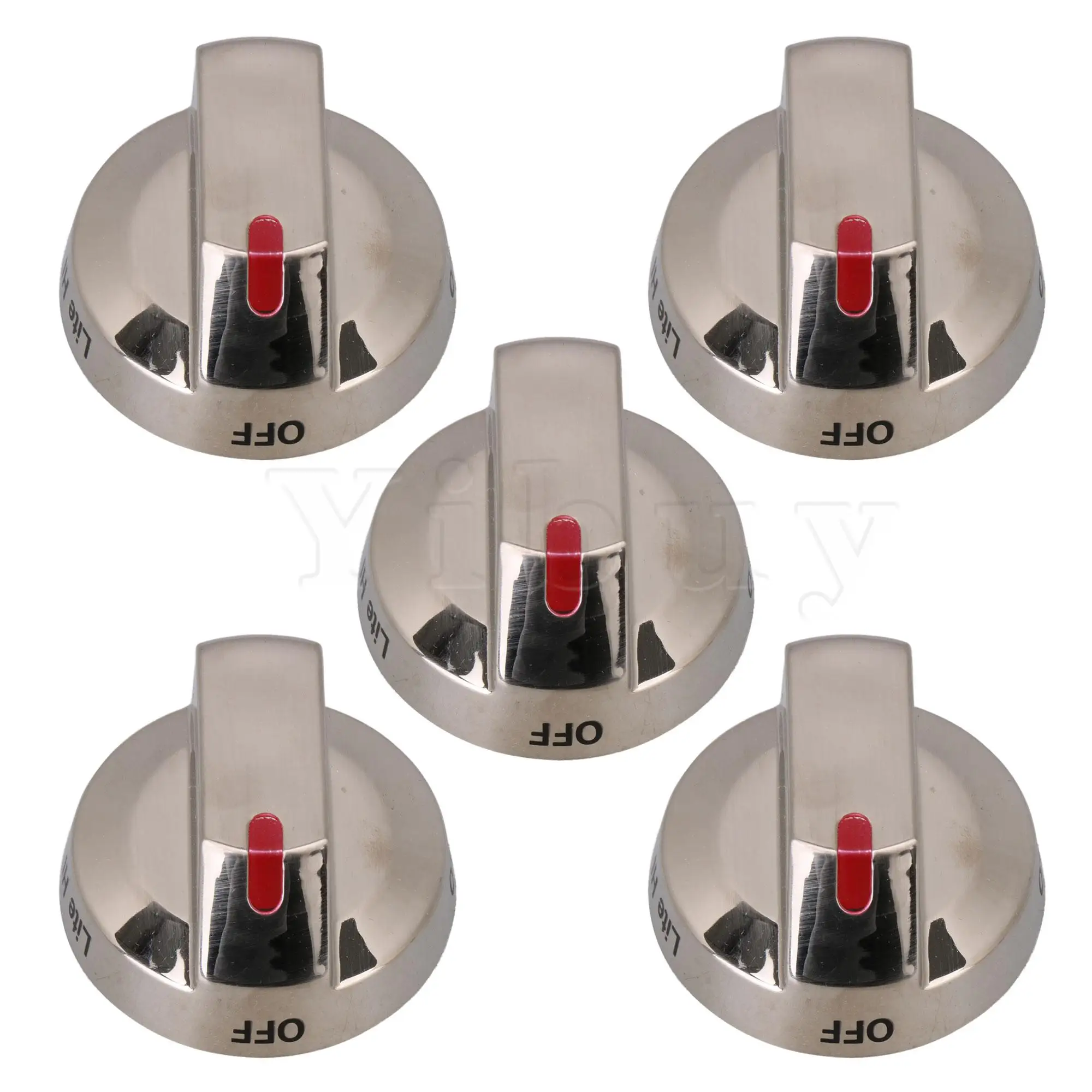 

5 шт. DG64-00473A металлическая варочная панель с помощью регулирующей кнопки Замена для Samsung