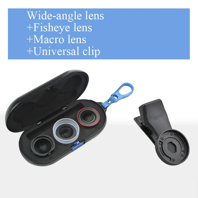 

High-definition External Mobile Lens SLR mirror set universal cellphone lens Macro portrait lens wide-angle fisheye lens SIRUI