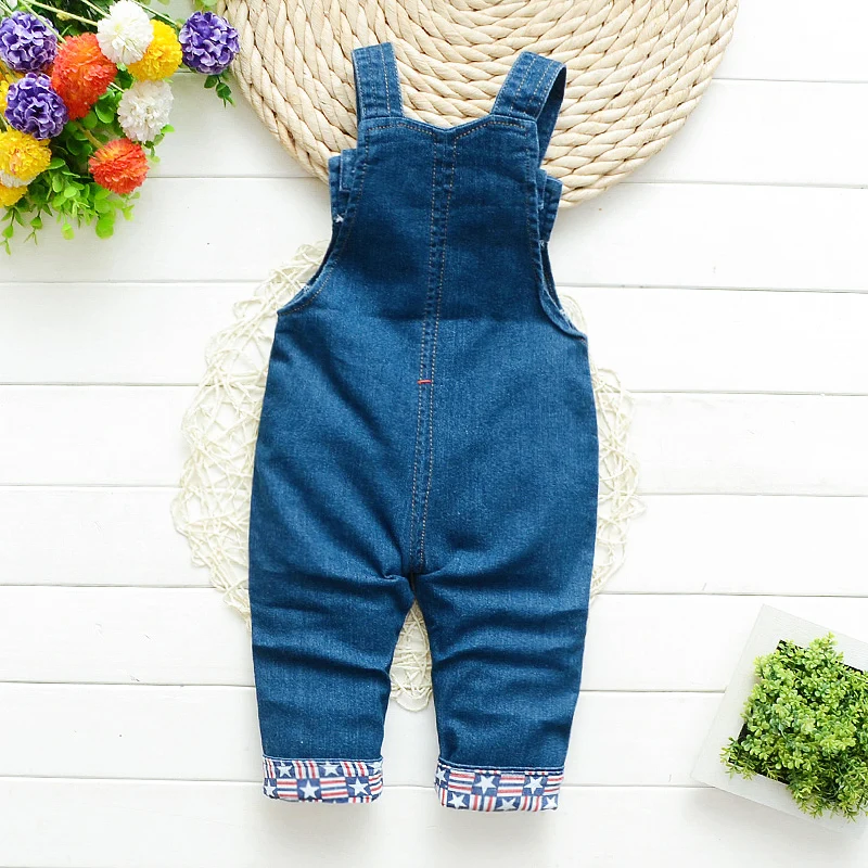 Джинсовый комбинезон для младенцев в ковбойском стиле | Мать и ребенок