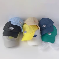 newest spring children baseball cap korean version breathable adjustable girl visors quick drying kids trend snapback hats
