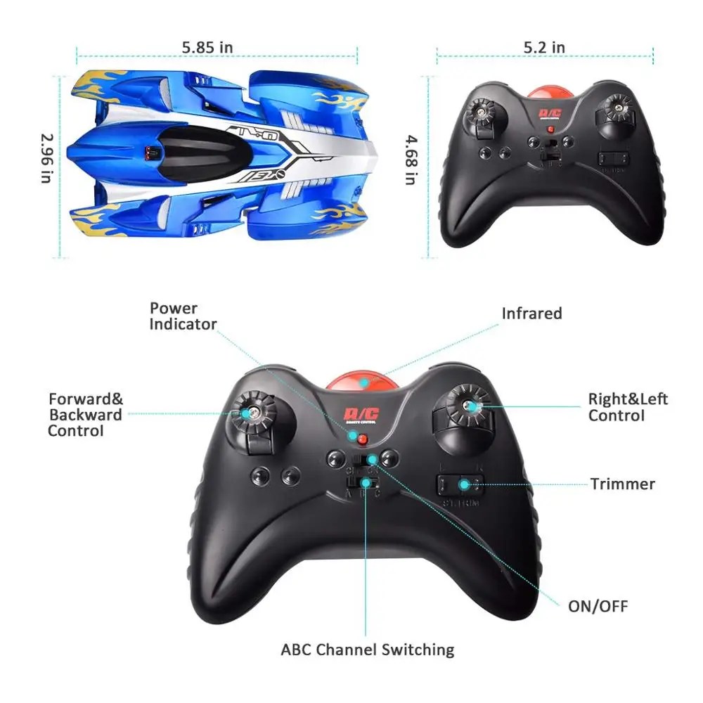 Автомобиль с дистанционным управлением Гравитационный противостоящий гоночный