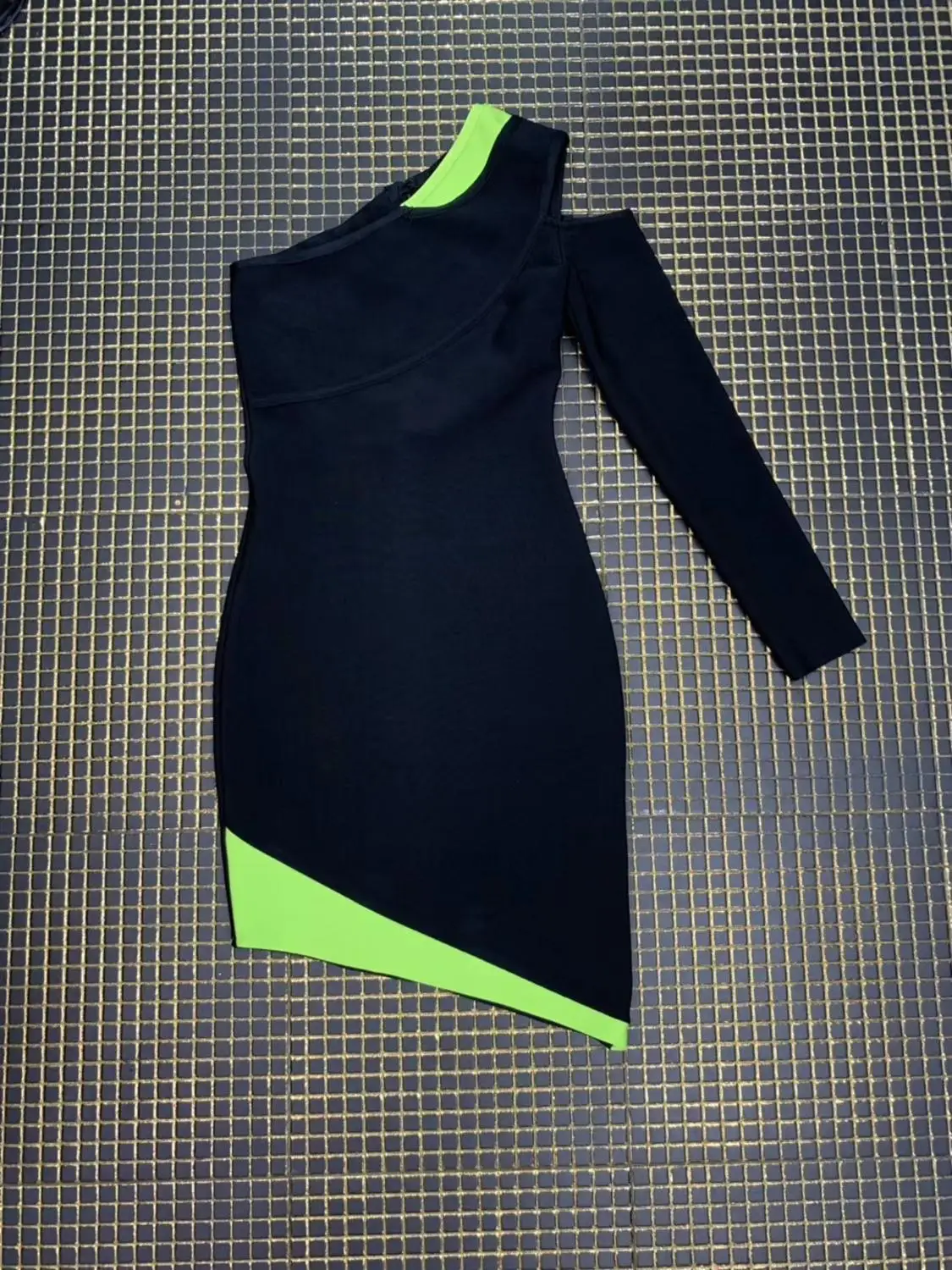 2019 зимнее женское черное облегающее Бандажное платье вечерние платья модное