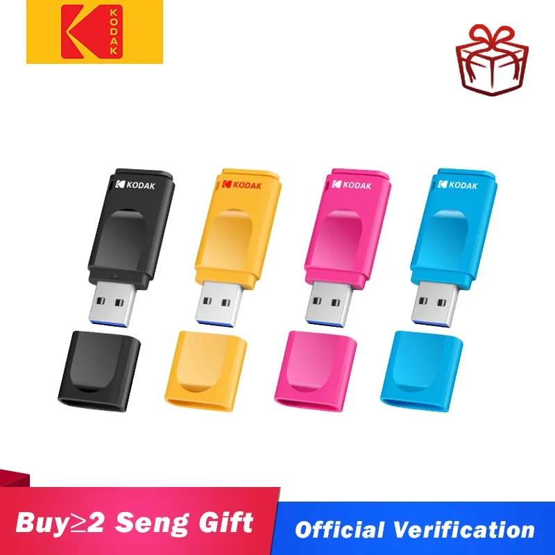 Kodak USB Flash Drives K232 Pen Drive 16GB 32GB 64GB 128GB 2.0 U Disk Mini Memory Stick PenDrives | Компьютеры и офис