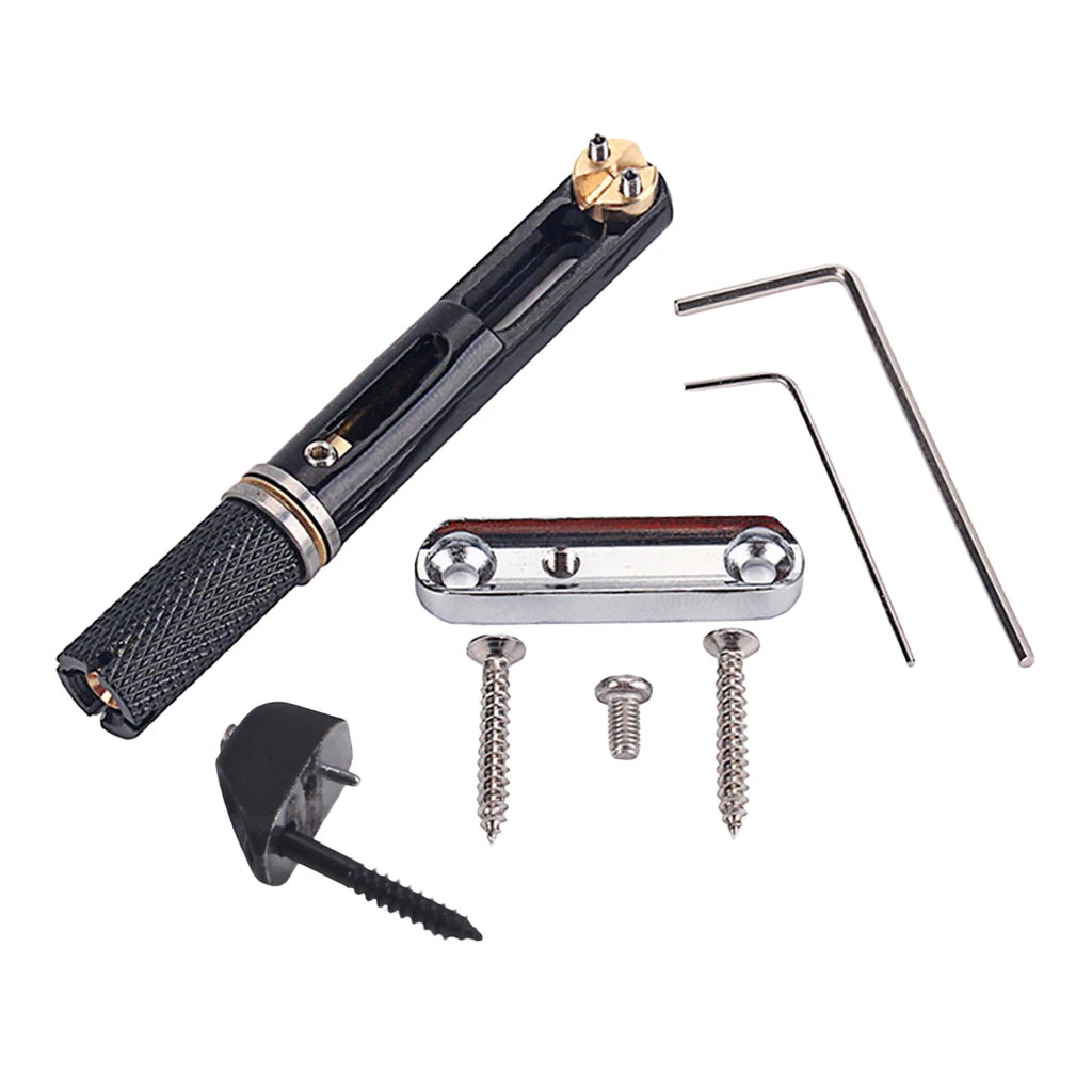 

Lovoski 5x 5 String Bass Bridge Headless Bass Guitar Replacement Accessory