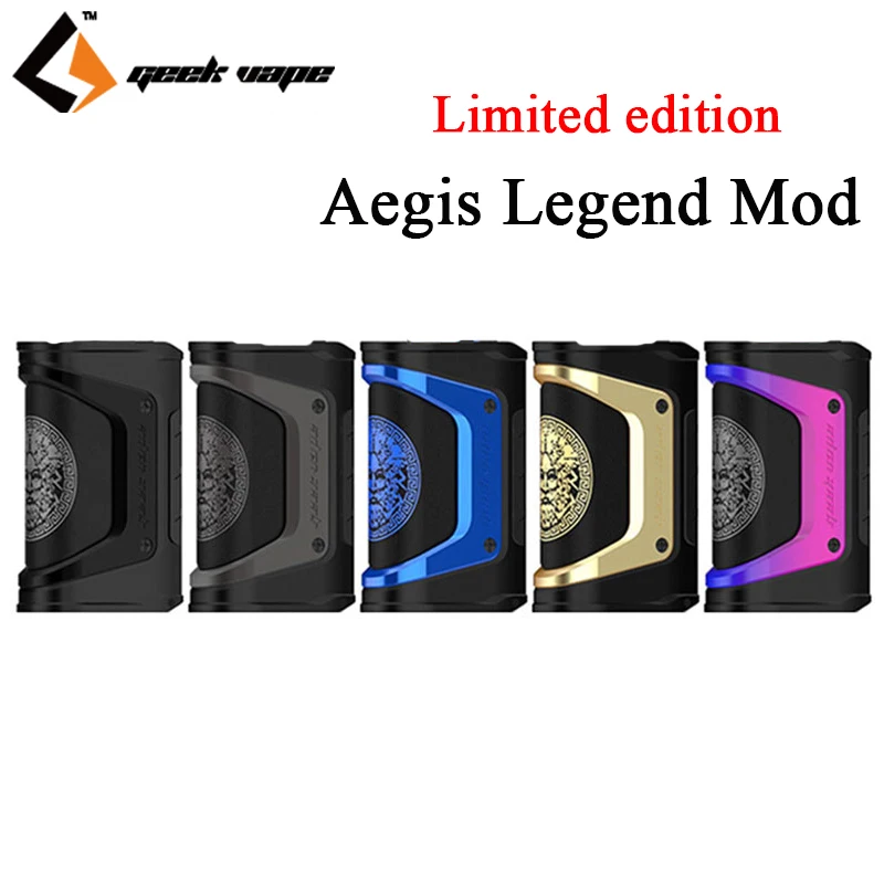 Оригинальный Geekvape Aegis Legend Mod 200 Вт TC коробка мод поддержка Zeus Sub Ом танк электронные