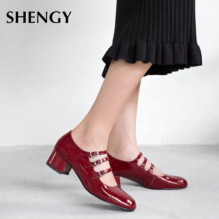 Новые женские офисные туфли весенние классические туфли-лодочки с круглым