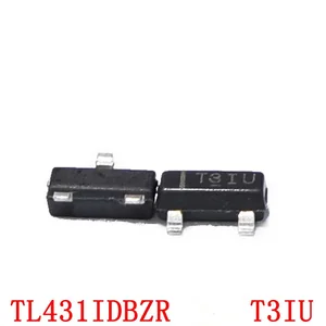 10pcs/Lot Triode SOT-23 TL431IDBZR Silk screen T3IU SMD Diode Transistor Voltage Reference Regulator Chip Tube New Original