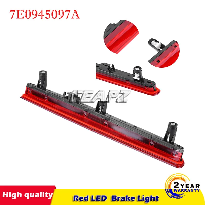 

Red LED Tail Rear High Level Brake Stop Light for VW T5 Multivan Transporter 2003-2015 7E0945097A 7E0945097C