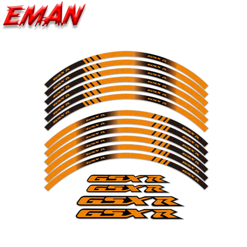 Модифицированные наклейки для мотоциклов Suzuki GSXR колесные диски светоотражающие