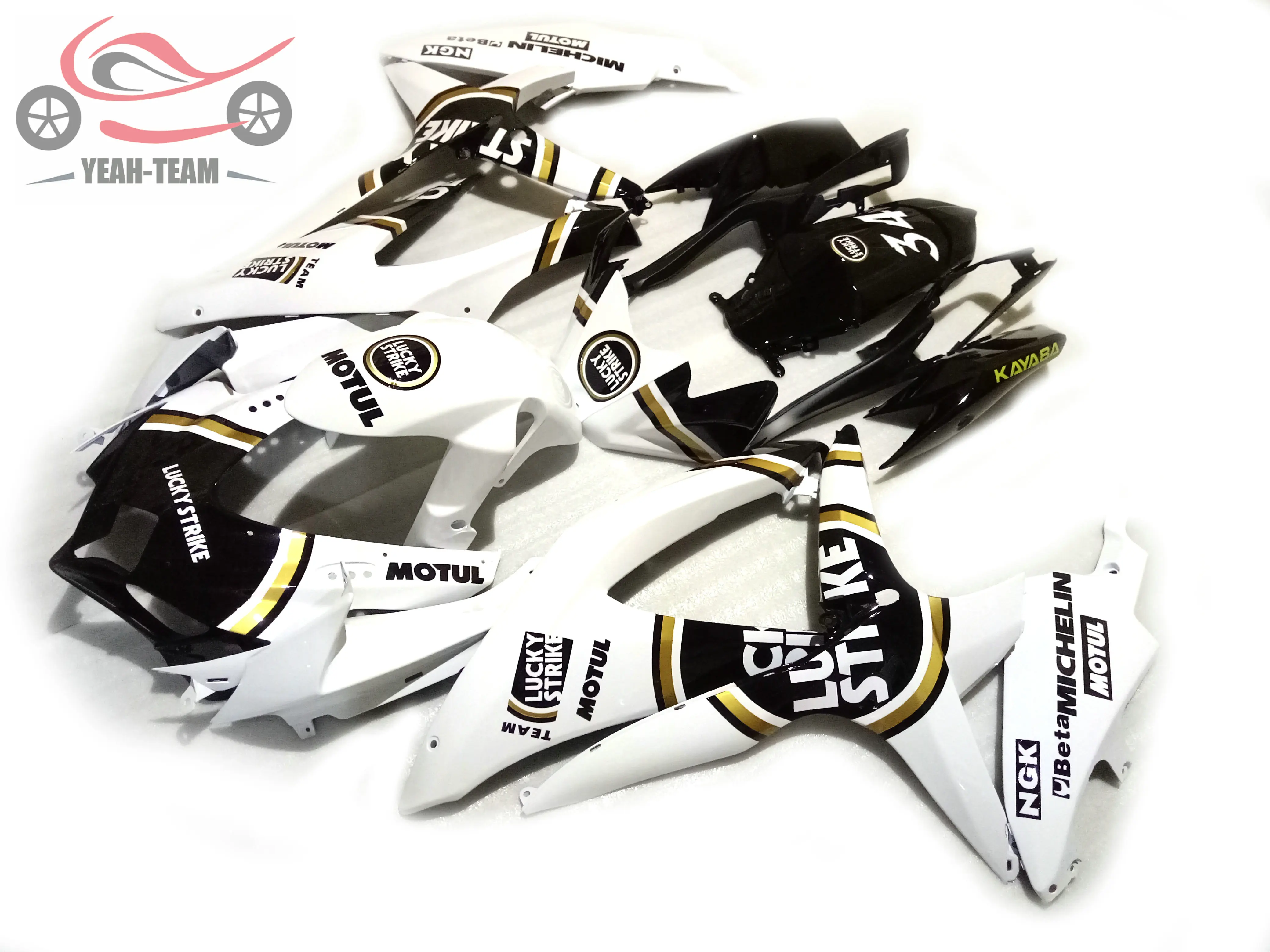 Бесплатно изготовленные на заказ Обтекатели для Suzuki K8 GSXR600 750 2008 2009 2010 комплекты