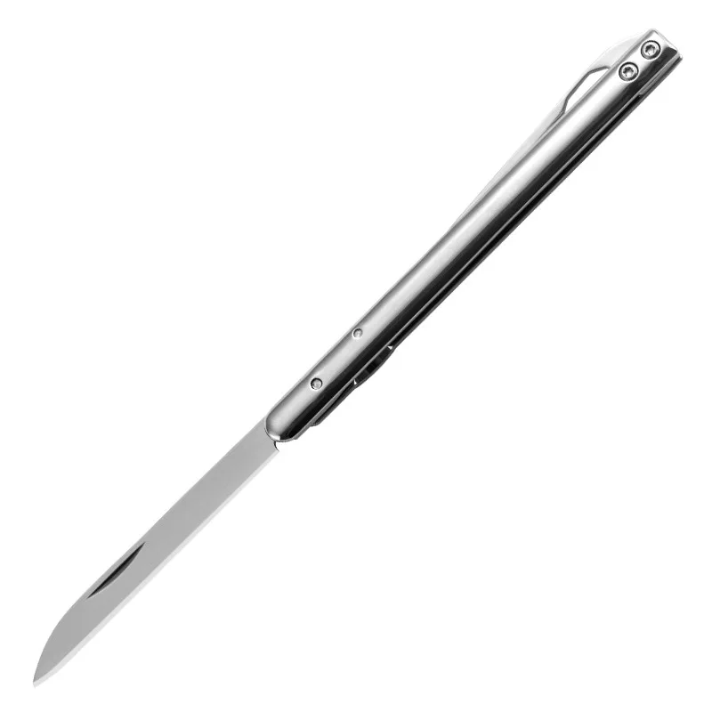 CHUN Stainless Steel Folding Knife Outdoor Portable Penknife Unpacking Express Hand Tool Outdoors Camping Self-defense Knives |