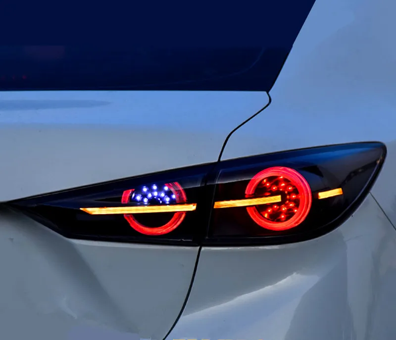 Автомобильный светодиодный задний фонарь в сборе для Mazda 3 Axela фонасветильник