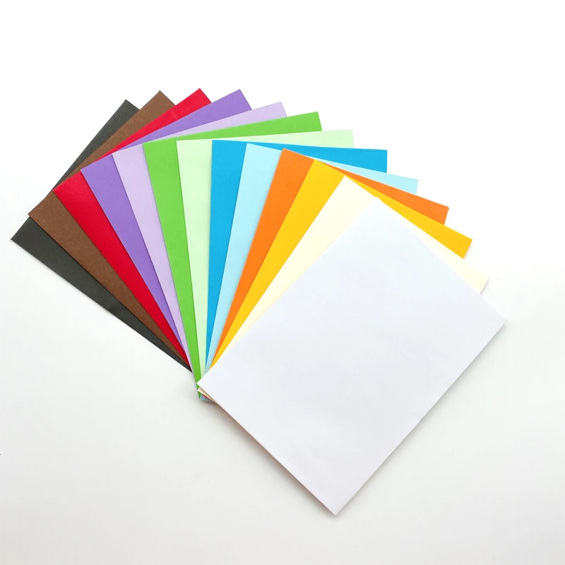 

10Pcs Colorful Candy Kraft Paper 14 selections Blank Big Envelopes Greeting Cards Wedding invitation Envelopes Gift Envelope