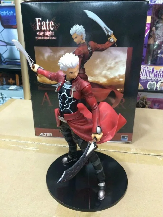 

Fate/Grand Order Archer Red A Emiya Alter Servant Unlimited Blade Works UBW Saber Boxed Figure Decoration 26cm