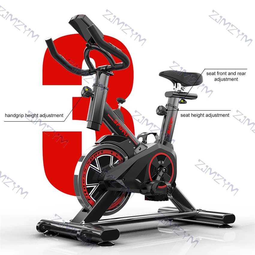 Exercise Bike Home Indoor LED Display Spinning Bicycle Sports Pedal Cycling Bikes Trainer 150kg Load Fitness Gear Gym Equipment | Спорт и