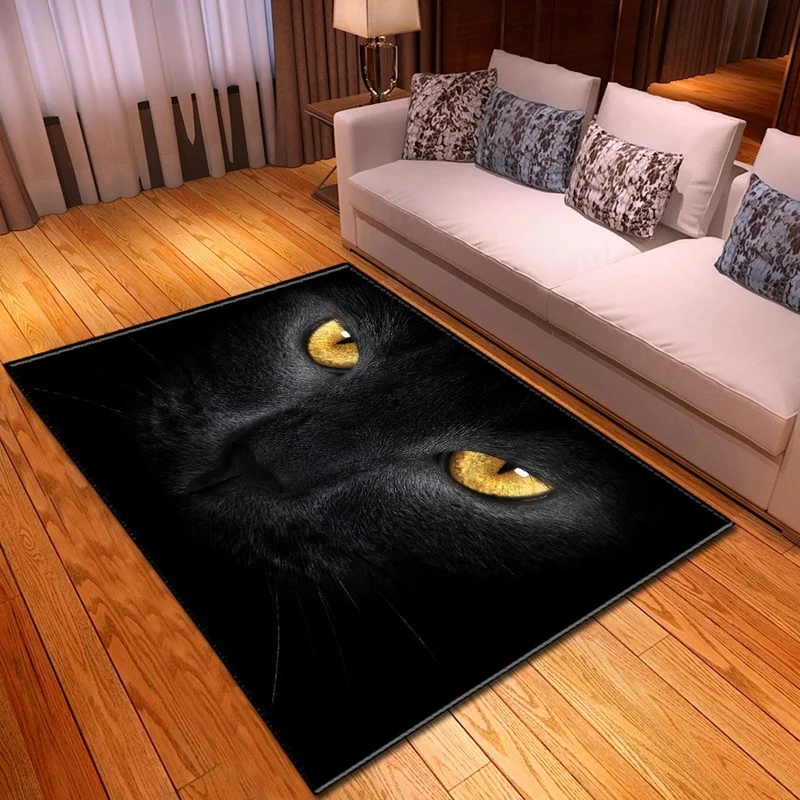 

Tiger Lion 3D Printing Carpet Living Room Decoration Carpet Cartoon Bedroom Carpet Bathroom Non-slip Floor Mat Baby Crawling Mat