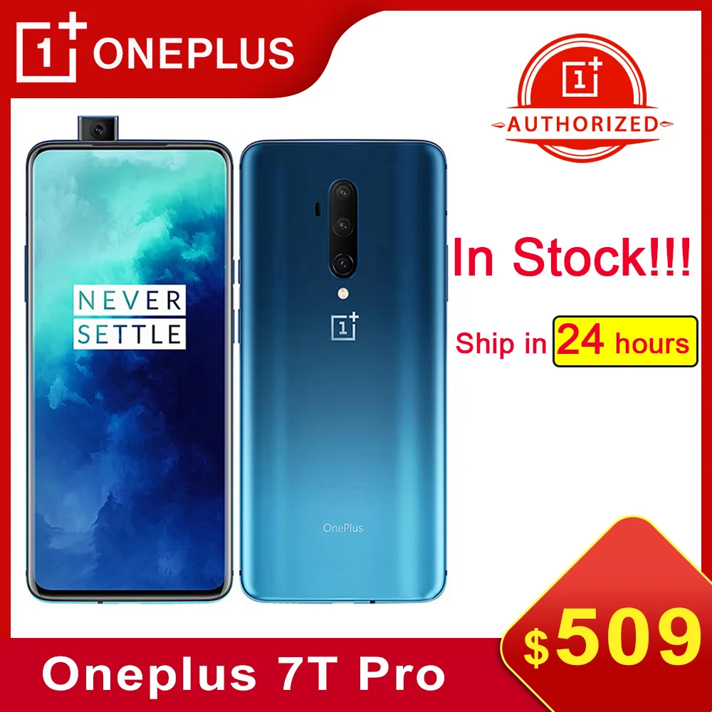 Глобальная версия Oneplus 7T Pro HD1913 8 Гб 256 мобильный телефон 6 67 &quotSnapdragon 855 + Octa core 48MP 4085