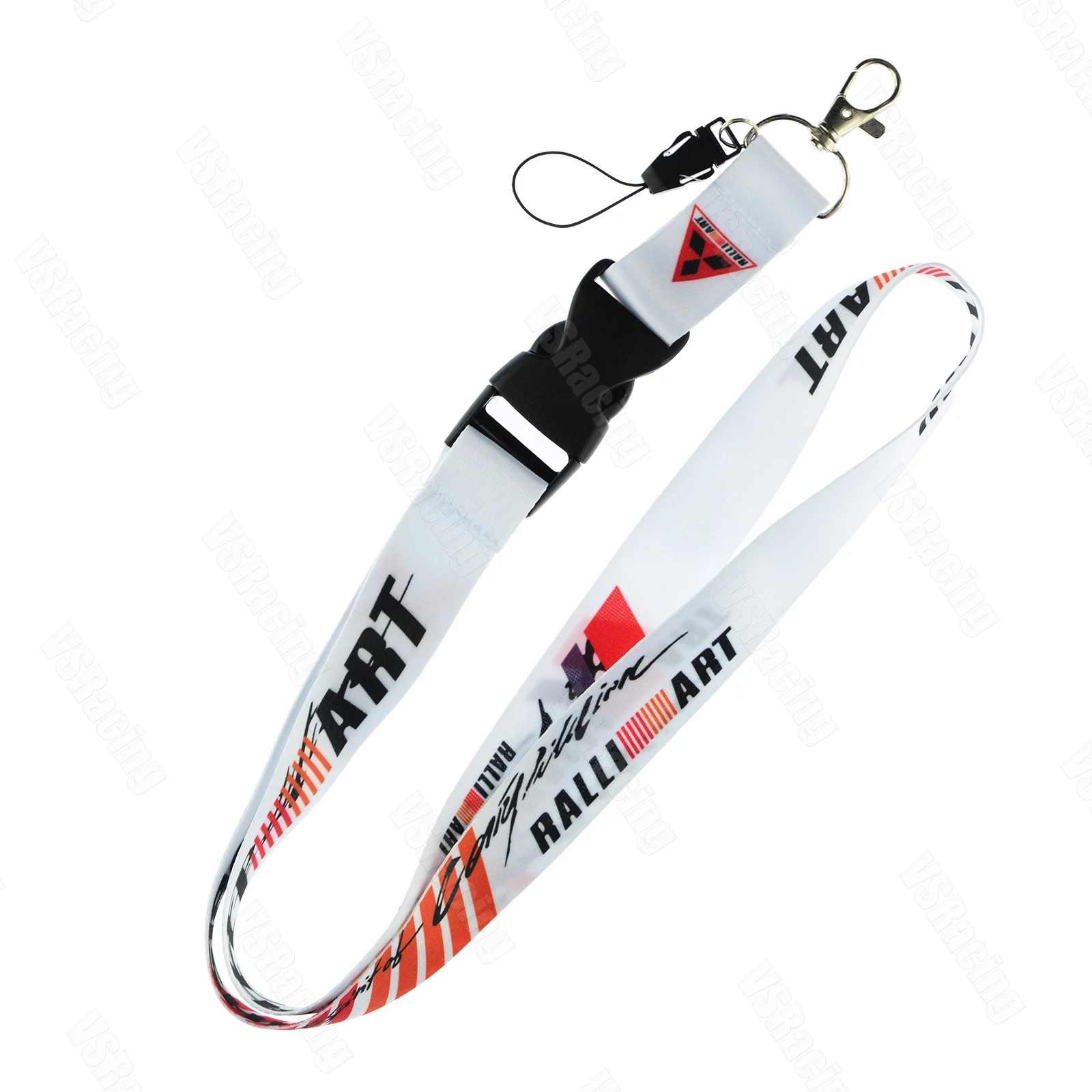 JDM Стиль Ralliart RALLIART ремешок для мобильного телефона Брелок гоночный автомобиль ID