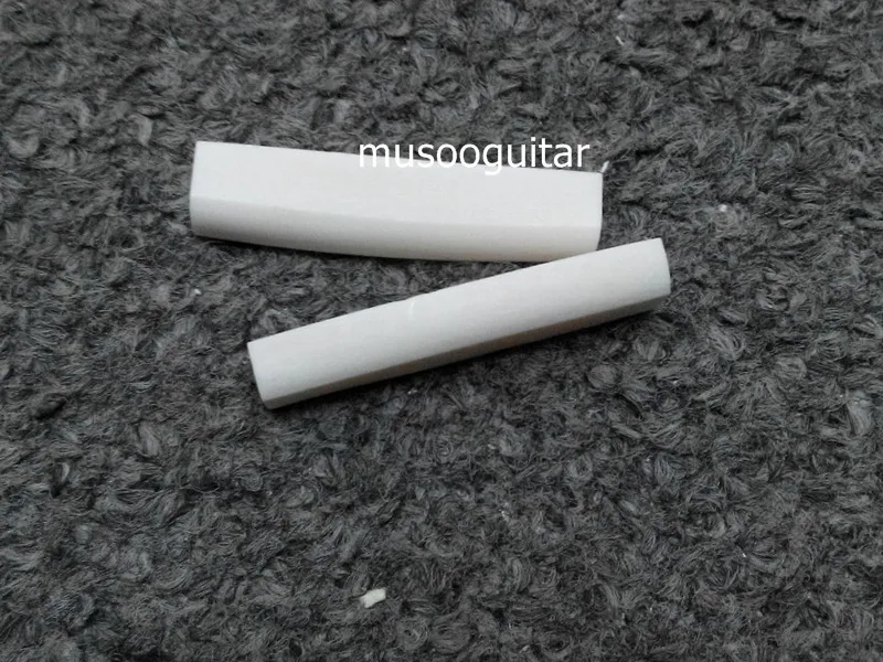 

2 pcs Brand new White Bone guitar nut made