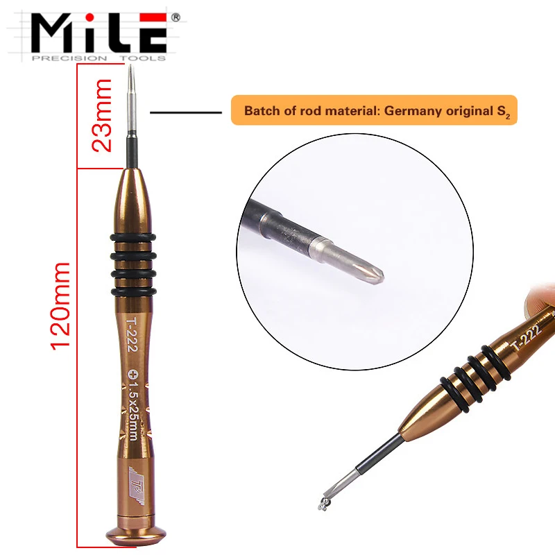 1Pc Magnetic Screwdriver 0.8 Pentalobe 1.3 1.5 2.5mm Cross 0.6 Y Tip Hexagon for Mobile Phone MP3 Opening Repair Tools - купить по