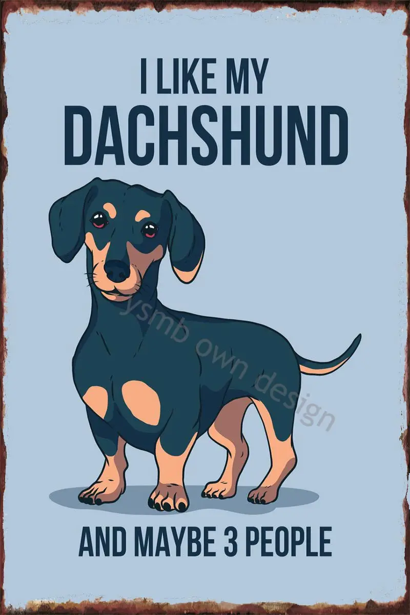 

Мне нравится мой такса, винтажный металлический знак, Жестяная Табличка, Настенный декор, декор для комнаты, ретро, для искусства, мужская пе...