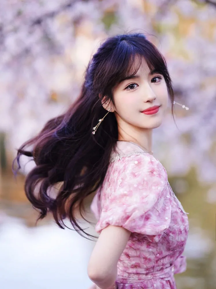 

2021 summer new baby collar V-neck sweet and gentle BELT DRESS