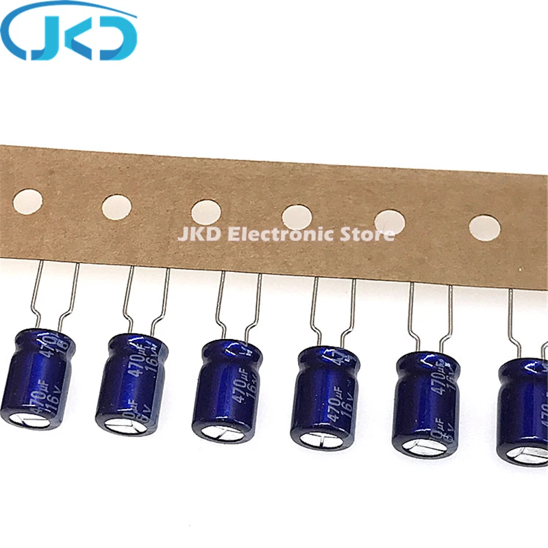 

30Pcs 470uF 16V Panasonic 8x11.5mm 16V470uF Top Grade Audio Capacitor