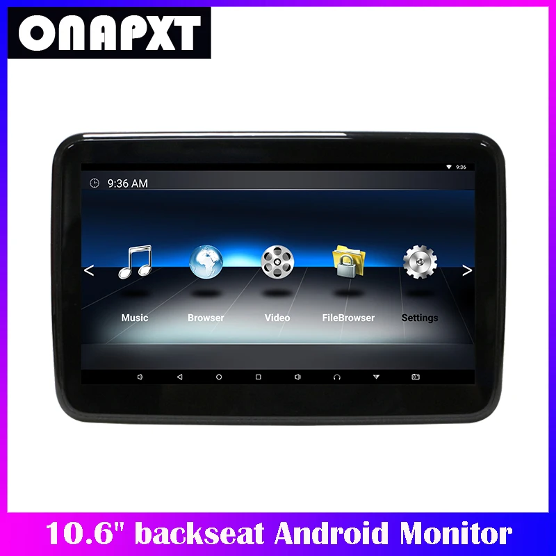 

Для Benz BMW Audi Toyota Volkswagen Ford Hyundai HD Digital OEM Android 9.0 Wi-Fi 4-ядерный дисплей заднего сиденья монитор 10,6 "экран