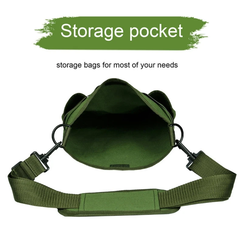 

Waterproof Canvas Garden Storage Bag Removable Hook Diagonal Deposition Tool