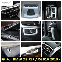 matte accessories air ac outlet vent shift gear handle bowl abs cover trim for bmw x5 f15 2014 2019 x6 f16 2015 2019