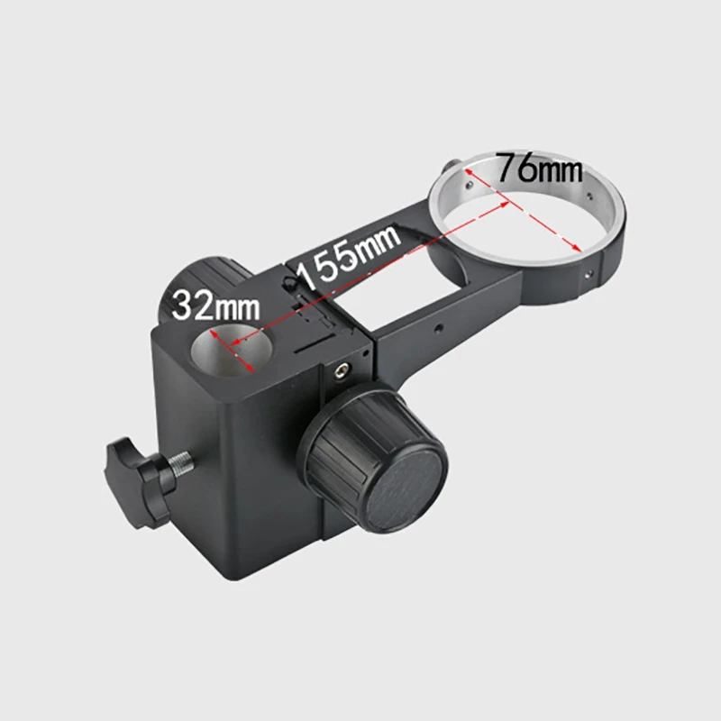 

76mm Diameter Adjustable Zoom Stereo Microscopes Focusing Holder Focusing Bracket for Microscope 32mm