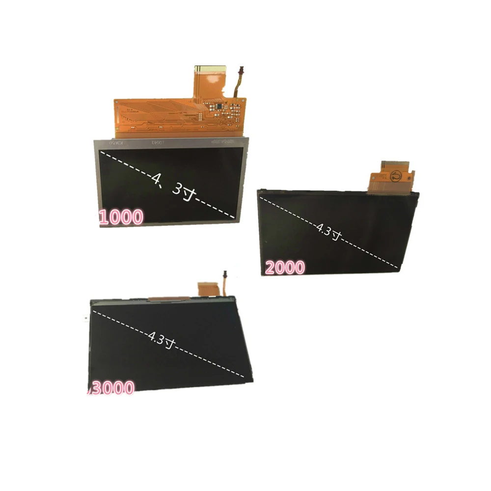 

20 шт., ЖК-экран 4,3 дюйма для PSP 1000 2000 3000