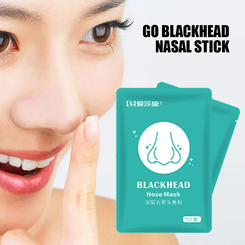 

10pcs Deep-cleaning Blackhead Remover Black Mask Peel Off Clear Pores Patch Nose Cleansing Removal SK88