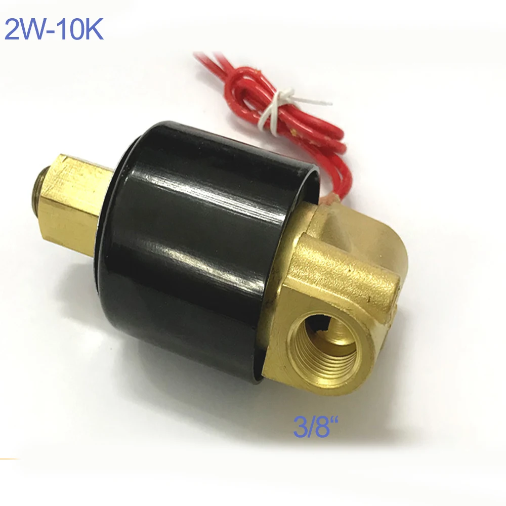 Нормально открытый электромагнитный клапан для воды 1/4 дюйма 12 В DN08 латунный
