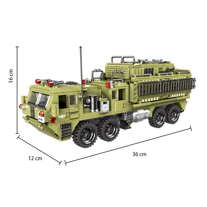 Military War Jungle Commando Heavy Truck Artillery Tank Army Vehicle Building Blocks Brick Toys for Boy Gift | Игрушки и хобби