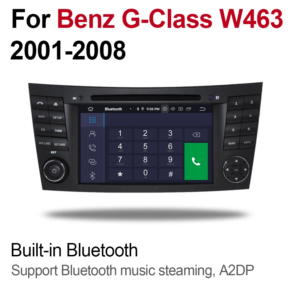 Автомобильный dvd плеер 4 ГБ android 9 0 для Mercedes Benz G Class W463 2001 ~ 2008 NTG мультимедийная GPS