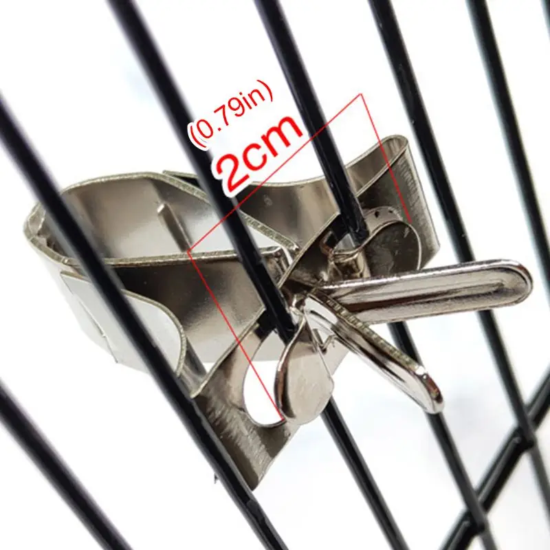 

3 Pcs Birds Food Holder Pet Parrot Feeding Fruit Vegtable Clip Feeder Device Pin Clamp Durable Household Supplies Bird E7CC