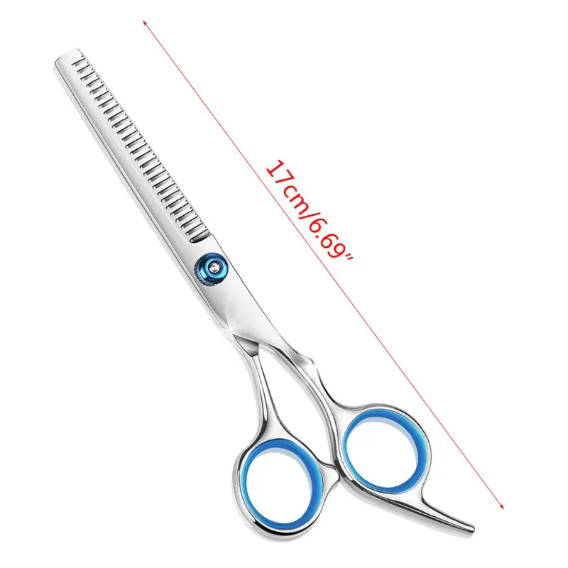 

7pcs Hair Scissor 6 Inch Barber Hairdressing Cutting Professional Shear Stainless Steel Thinning Scissor Hairdressing Cutting