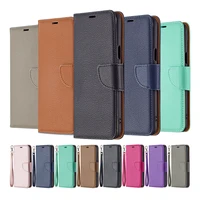 litchi etui leather wallet flip case for lg k42 k61 k51 k40 k50 q60 stylo 5 card holder book cover for iphone 12 mini 11 pro max
