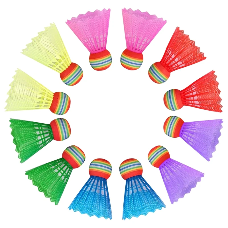 

12Pcs Badminton Shuttlecocks Badminton Balls with High Stability and Durability for Training Entertainment Movement