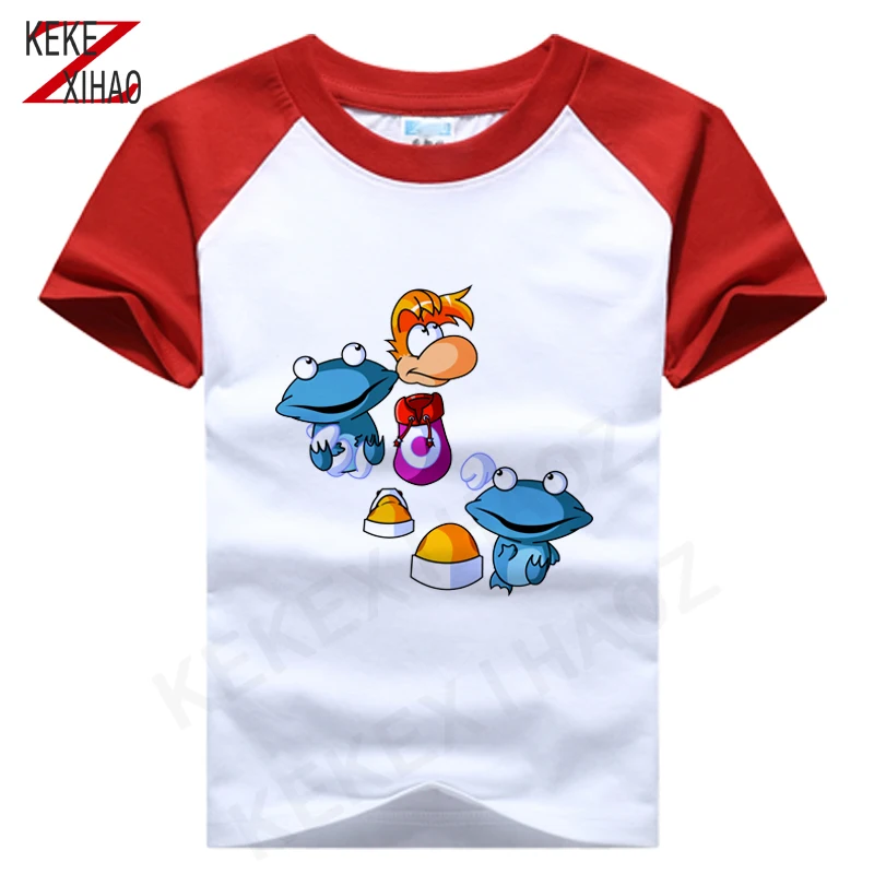 

Girls Short Sleeve Children's T-shirt Summer Tops Shirt Rayman Legends T-shirt Boys T Shirt Cotton O-Neck Kid Clothes Tshirt