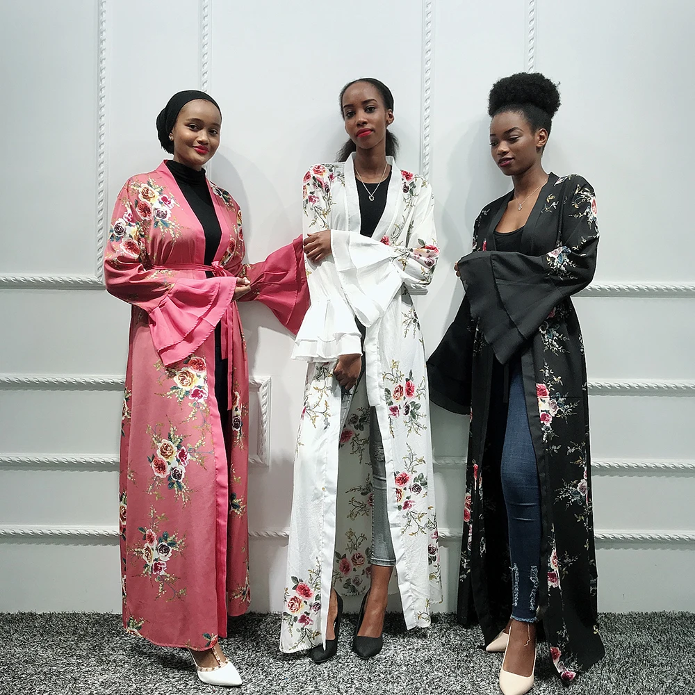 Абаи кимоно кардиган Турция хиджаб мусульманский платье халат Longue Femme кафтан