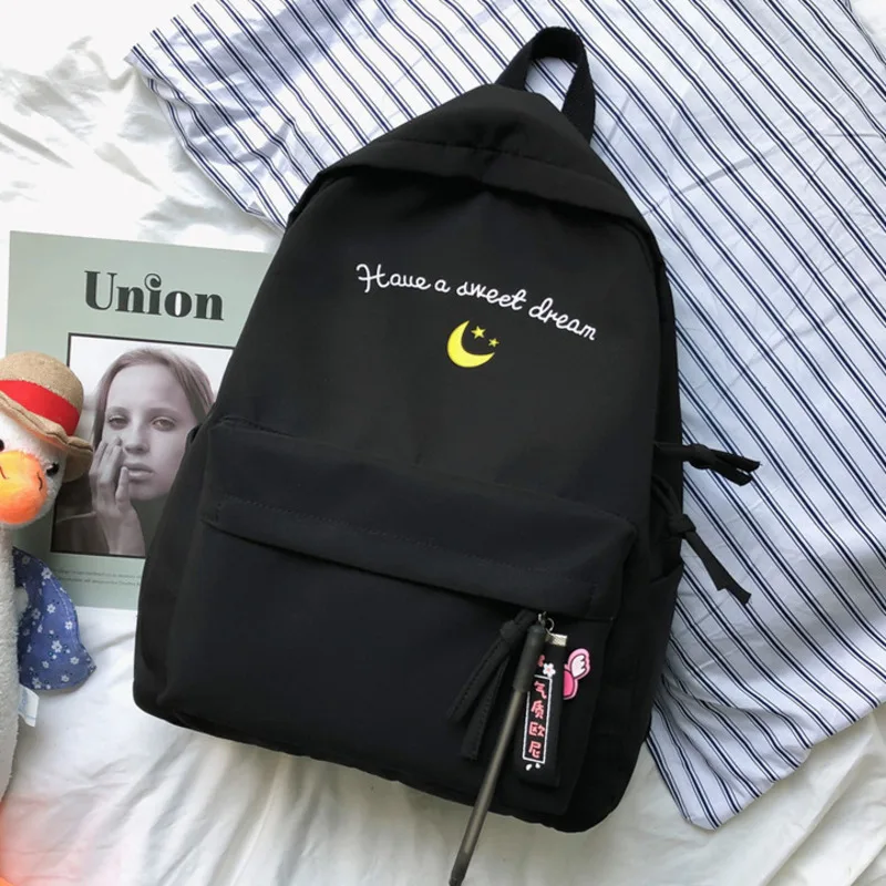 

Female Lady School Bag For Teenage Girls 2020 Nylon Travel Backpack Women Mochilas Sac A Dos Ladies Laptop Rucksack Men Bag Pack