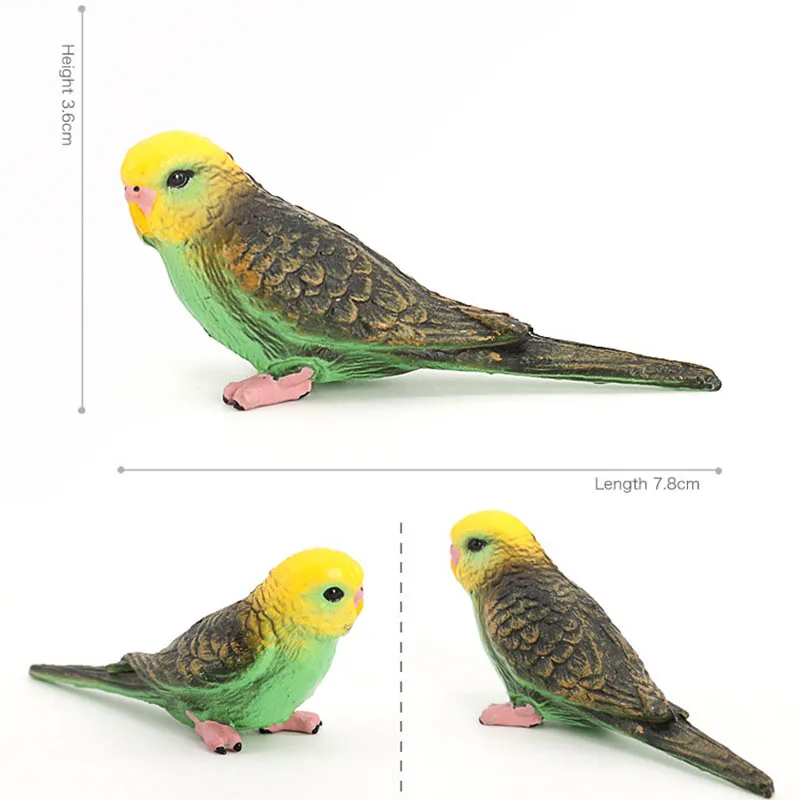 Искусственные Птицы миниатюрные Ландшафтные фигурки 2 шт./упаковка имитация