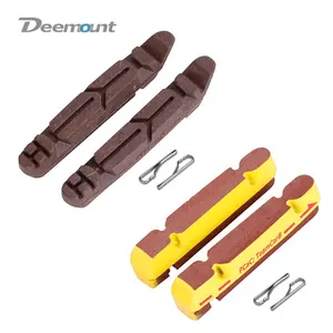 Deemount Углеродные обода тормозные колодки пробкового соединения дорожный тормозной суппорт для велосипеда тормозные вставки для углеродного колеса низкий обод износа все погодные условия