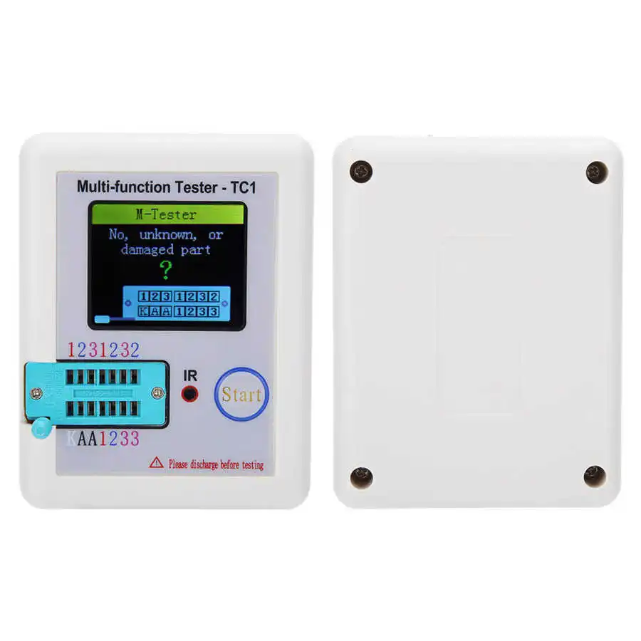 LCR-TC1 тестер транзисторов мультиметр TFT ЖК-дисплей ESR диодный Триод Емкость