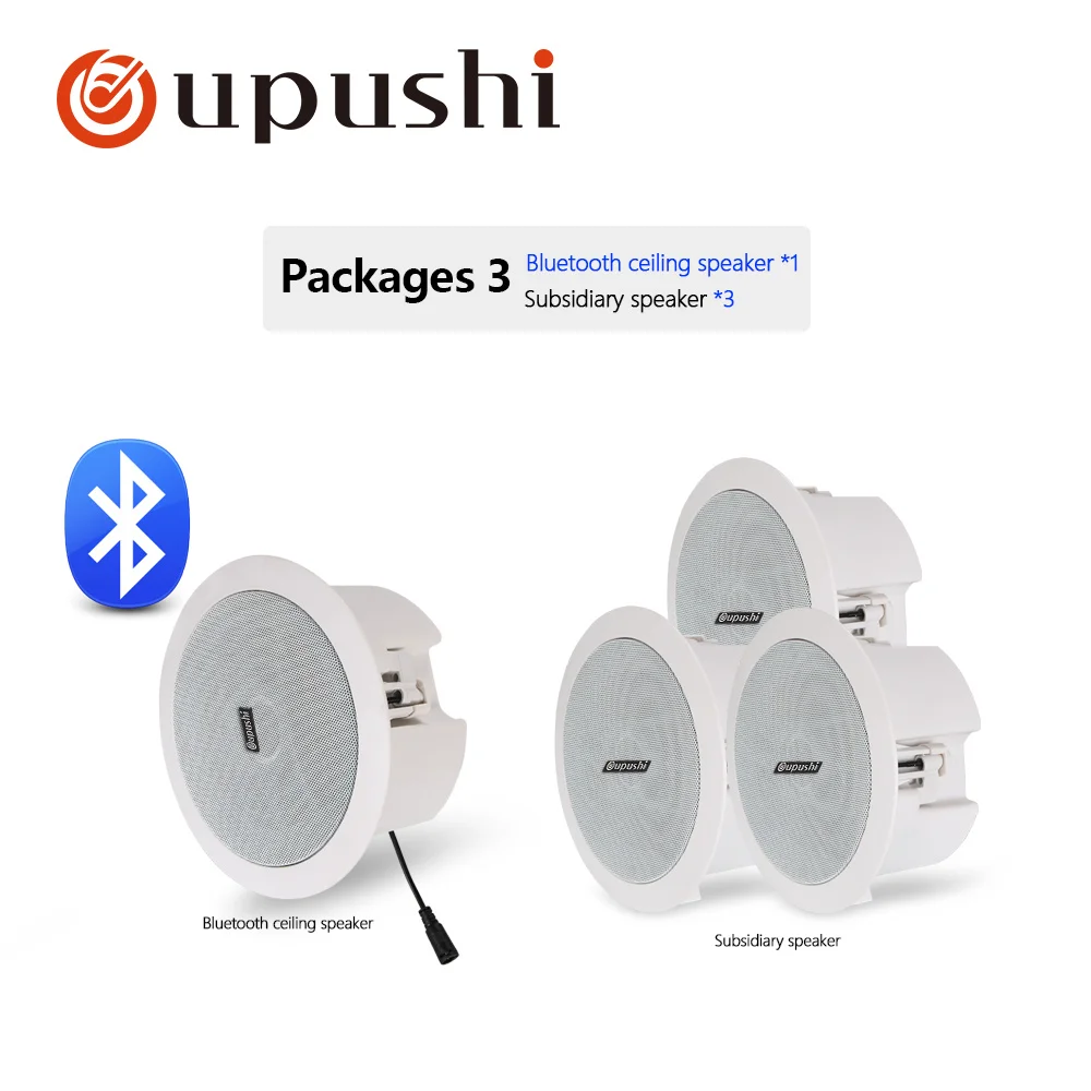 1bluspkand3subspk Отель домашний кинотеатр Sytstem HIFI звук Bluetooth активные потолочные колонки 4,5 дюймов Bluetooth подключение к мобильному телефону - Цвет: 1bluspkand3subspk