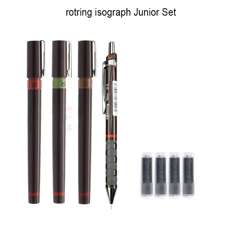 Rotring детский набор изограф наполненные чернила пористая ручка инструменты для